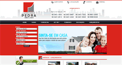 Desktop Screenshot of imobiliariapedra.com